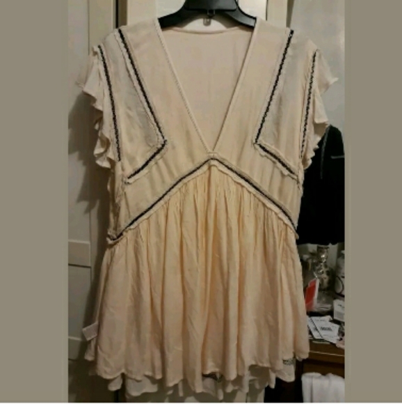 Free People Falling Water Tunic Ivory Combo - Picture 10 of 13